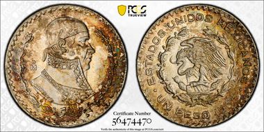 1966-Mo Peso KM-459 MS67+