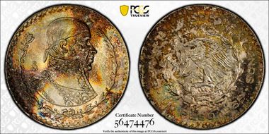 1966-Mo Peso KM-459 MS67+