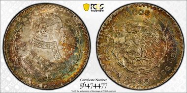 1966-Mo Peso KM-459 MS67