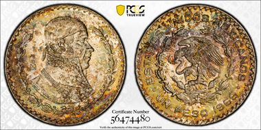 1966-Mo Peso KM-459 MS67
