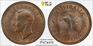 1942-I 1/2D Long Reverse Denticles MS63BN