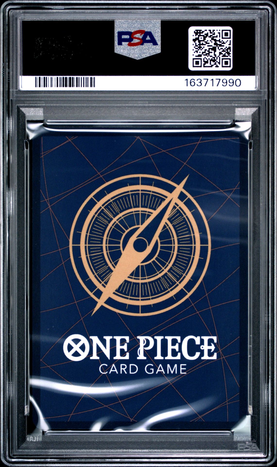 2025 One Piece Op13-Carrying On His Will Portgas D. Ace #119 (Wanted Alternate Art) Gem Mt 10 back view - PSA certificate #163717990