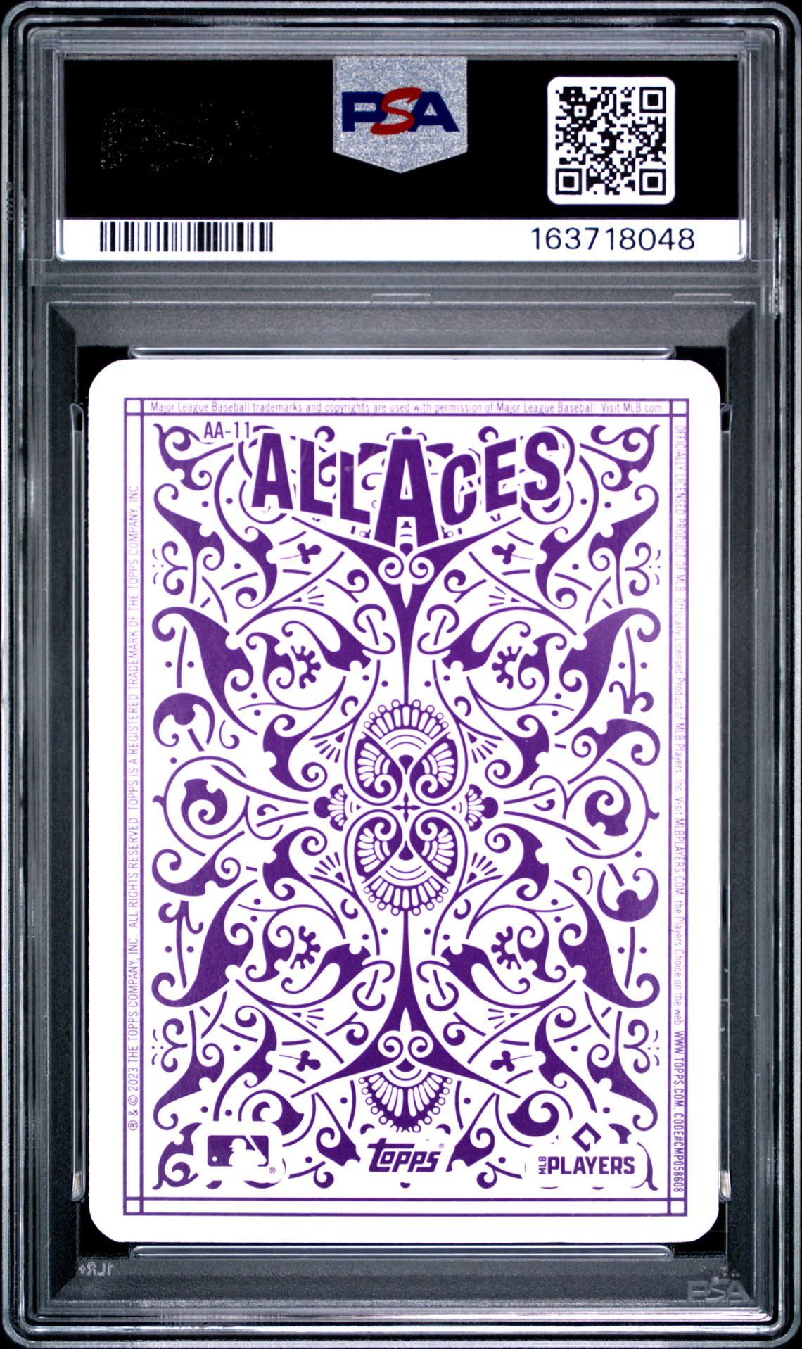 2023 Topps All Aces Shohei Ohtani #Aa11 (All Aces) Nm-Mt 8 back
