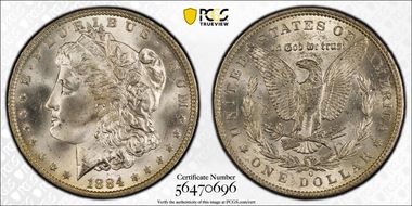 1884-O $1 MS64