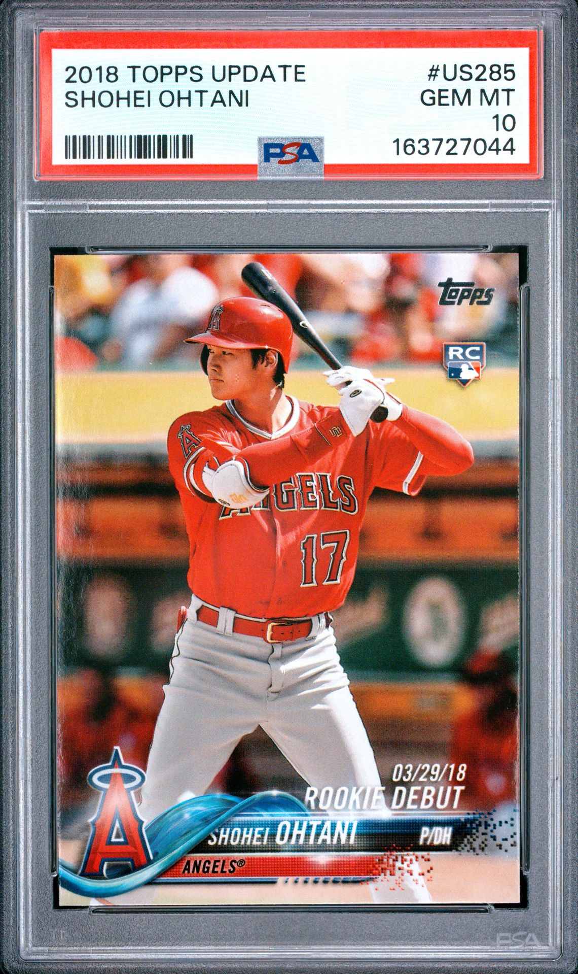 OHTANI TOPPS UPDATE 2018