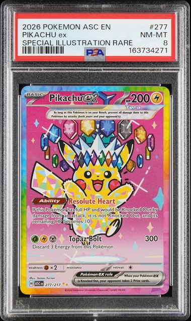 #277 PIKACHU ex SPECIAL ILLUSTRATION RARE