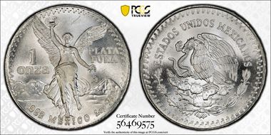1982-Mo Onza Libertad Ag - DDO MS67