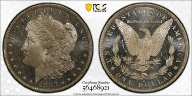 1883-O $1 MS64DMPL