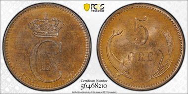1902 VBP 5 Øre MS65BN
