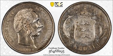 1875 HC CS 2 Kr KM-798.1 Ag N1