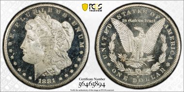 1881-S $1 MS65DMPL