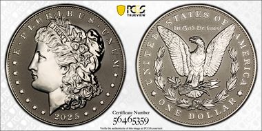 2025-S $1 Morgan Dollar Rev PR Two-Coin Reverse Proof Set PR69