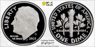 2021-S 10C Silver Limited Edition Proof Set - First Strike PR70DCAM