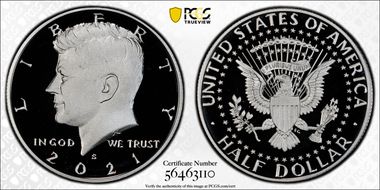 2021-S 50C Silver Limited Edition Proof Set - First Strike PR70DCAM