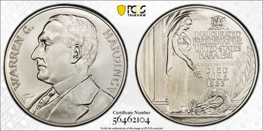 (2026) Medal Warren G. Harding Ag Matte Finish MS68