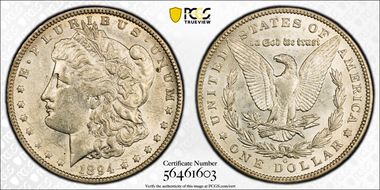 1894-O $1 AU55