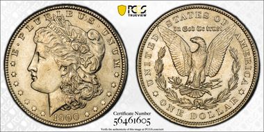 1900 $1 AU58