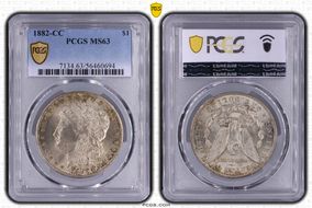 1882-CC $1 MS63