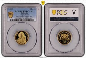 2025 10 Leva Virgin Mary The Golden Apple Au PR70DCAM