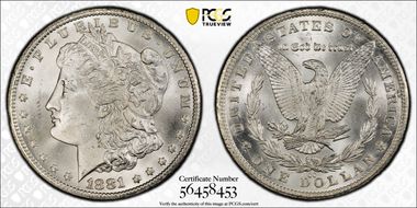 1881-CC $1 MS65+