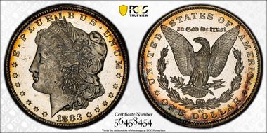 1883-CC $1 MS65PL