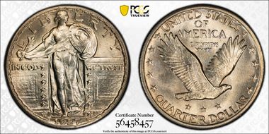 1927 25C MS64