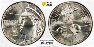 2026-P 50C Enduring Liberty First Strike MS66
