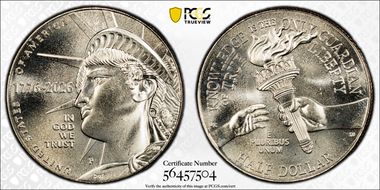 2026-P 50C Enduring Liberty First Strike MS67