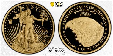2026-W $10 Gold Eagle w/ Liberty Bell 250 Privy PR69DCAM
