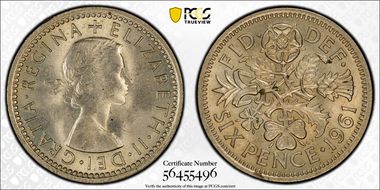 1961 6D S-4149 MS64