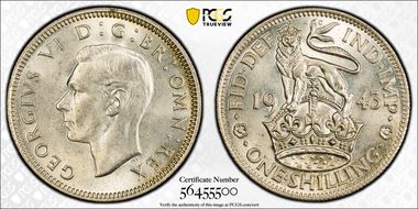 1943 Shil S-4082 English Rev MS65
