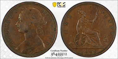 1889 1D S-3954 14 Leaves VF35BN