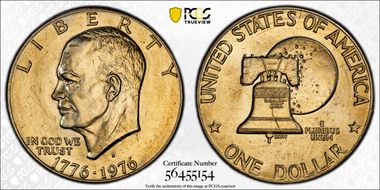 1976-D $1 Type 2 MS65
