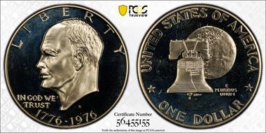 1976-S $1 Clad Type 1 PR68DCAM