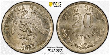 1898-Zs Z 20C MS63