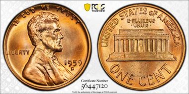 1959-D 1C MS68RD