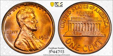 1961 1C MS67RD
