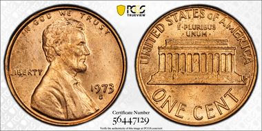 1973-S 1C MS66RD