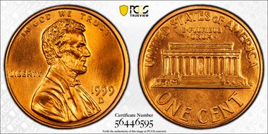 1999-D 1C MS69RD