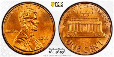 2000-D 1C MS68RD