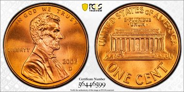 2002-D 1C MS69RD