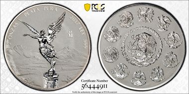 2017-Mo 2 Onza Libertad Ag Rev PR PR70