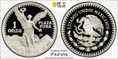 1988-Mo Onza Libertad Ag PR68DCAM