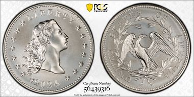 2024 Medal Flowing Hair Ag 230th Anniversary MS69