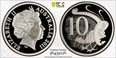 2011 10C Silver PR69DCAM