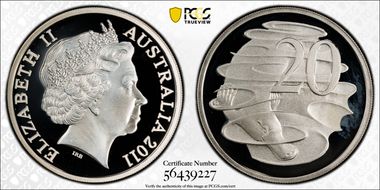 2011 20C Silver PR67DCAM