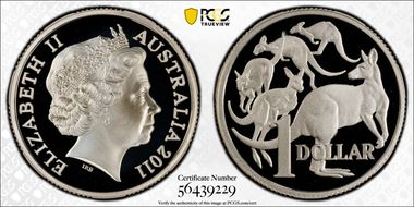 2011 $1 Silver PR69DCAM