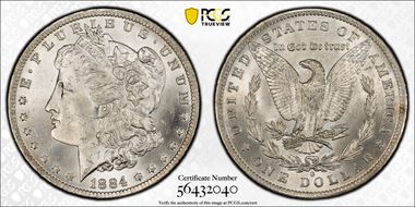 1884-O $1 MS65