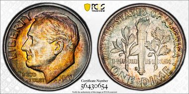 1949-S 10C MS67+