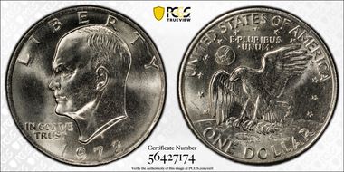 1972-D $1 MS66